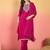 Women Ethnic Motifs Embroidered Regular Kurta with Trousers & Dupatta