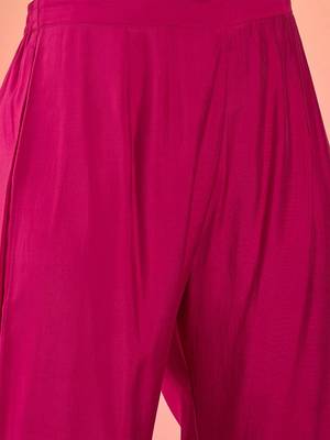 Women Ethnic Motifs Embroidered Regular Kurta with Trousers & Dupatta 5
