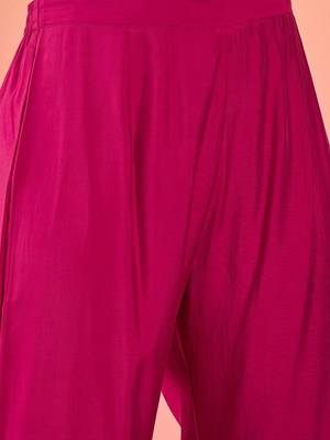 Women Ethnic Motifs Embroidered Regular Thread Work Kurta with Trousers & With Dupatta 4