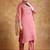 Yoke Design Zari Round Neck Straight Kurta With Trousers & Dupatta