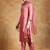 Yoke Design Zari Round Neck Straight Kurta With Trousers & Dupatta
