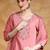 Yoke Design Zari Round Neck Straight Kurta With Trousers & Dupatta