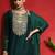 Women Ethnic Motifs Embroidered Kurta with Trouser & Dupatta