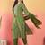 Bandhani Printed Thread Work Kurta With Trousers & Dupatta