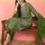 Bandhani Printed Thread Work Kurta With Trousers & Dupatta
