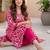 Women Ethnic Motifs Printed Regular Thread Work  Cotton Kurta with Trousers