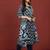Floral Printed V-Neck Gotta Patti  Cotton A-Line Kurta With Trousers & Dupatta