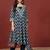 Floral Printed V-Neck Gotta Patti  Cotton A-Line Kurta With Trousers & Dupatta