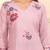 Floral Embroidered Chanderi Silk Straight Kurta With Trouser & Dupatta