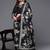 Floral Embroidered Chanderi Silk Straight Kurta & Trousers With Dupatta