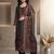 Women Ethnic Motifs Printed Regular Chanderi Silk Kurta with Trousers & With Dupatta