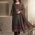 Women Ethnic Motifs Printed Regular Chanderi Silk Kurta with Trousers & With Dupatta