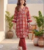 Women Printed Regular Kurta with Trousers