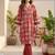 Women Printed Regular Kurta with Trousers