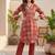 Women Printed Regular Kurta with Trousers