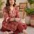 Women Printed Regular Kurta with Trousers