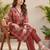 Women Printed Regular Kurta with Trousers