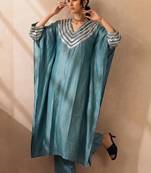 Women Ethnic Motifs Embroidered Regular Thread Work Kurta with Trousers