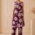Women Floral Printed Regular Thread Work Pure Cotton Kurta with Trousers