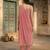 Women Yoke Design Empire Silk Crepe Kurta with Trousers & With Dupatta