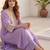 Women Embroidered Regular Thread Work Kurta with Palazzos