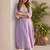 Women Embroidered Regular Thread Work Kurta with Palazzos