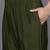 Floral Embroidered Notch Neck Mirror Work Straight Kurta With Trousers & Dupatta