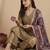 Women Ethnic Motifs Embroidered Regular Thread Work Kurta with Palazzos & With Dupatta