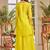 Women Embroidered Regular Thread Work Chanderi Cotton Kurta with Palazzos