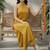 Women Ethnic Motifs Embroidered Regular Thread Work Silk Georgette Kurta with Trousers