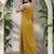 Women Ethnic Motifs Embroidered Regular Thread Work Silk Georgette Kurta with Trousers