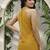 Women Ethnic Motifs Embroidered Regular Thread Work Silk Georgette Kurta with Trousers