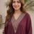 Women Ethnic Motifs Embroidered Regular Thread Work Kurta with Trousers