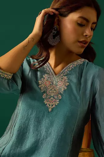 Women Ethnic Motifs Printed Kurta with Palazzo