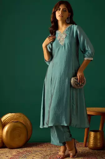 Women Ethnic Motifs Printed Kurta with Palazzo