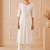 Women Regular Mirror Work Kurta with Trousers