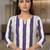 Women Striped Regular Kurta with Trousers