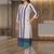 Women Striped Regular Kurta with Trousers
