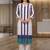 Women Striped Regular Kurta with Trousers