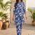 Women Printed Regular Kurta with Trousers