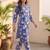 Women Printed Regular Kurta with Trousers