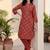 Women Ethnic Motifs Printed Regular Kurta with Trousers