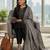 Women Ethnic Motifs Yoke Design Regular Thread Work Kurta with Trousers & With Dupatta