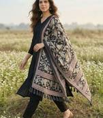 Women Regular Kurta with Trousers & With Dupatta