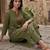 Women Ethnic Motifs Embroidered Regular Thread Work Kurta with Trousers