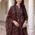 Women Ethnic Motifs Embroidered Regular Thread Work  Cotton Kurta with Trousers & With Dupatta