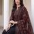 Women Ethnic Motifs Embroidered Regular Thread Work  Cotton Kurta with Trousers & With Dupatta