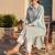 Women Striped Regular Pure Cotton Kurta with Trousers