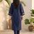 Women Ethnic Motifs Embroidered Regular Thread Work Kurta with Trousers