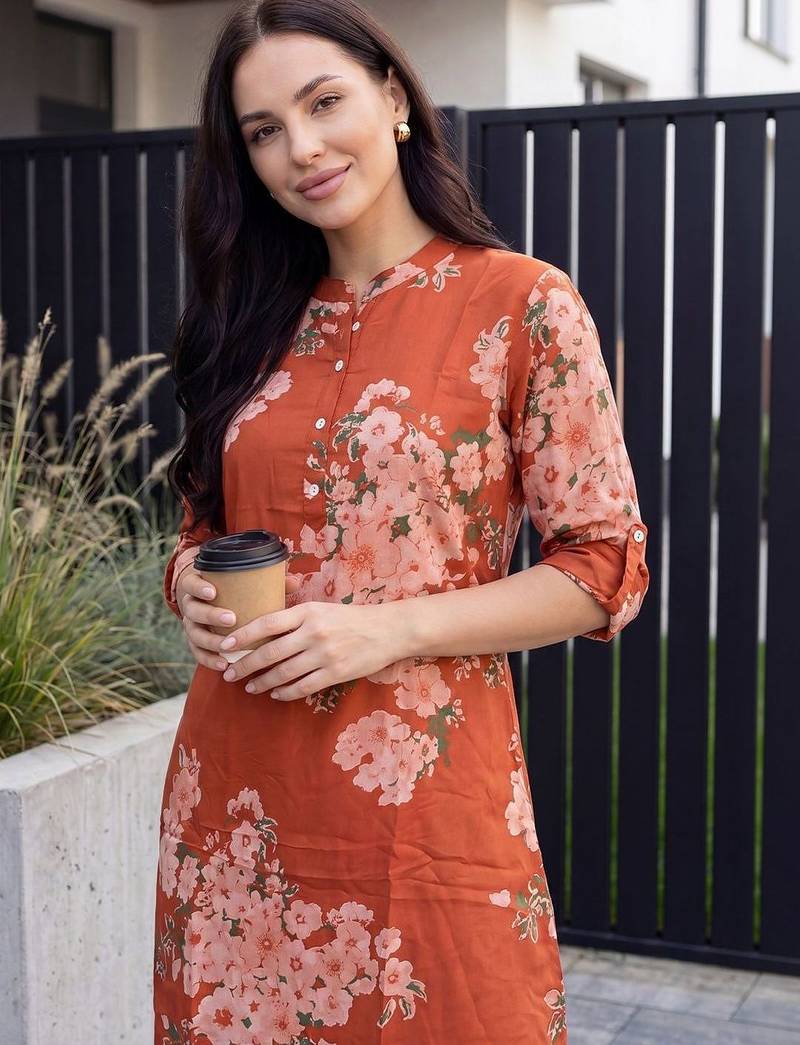 Women Floral Printed Regular Kurta with Palazzos